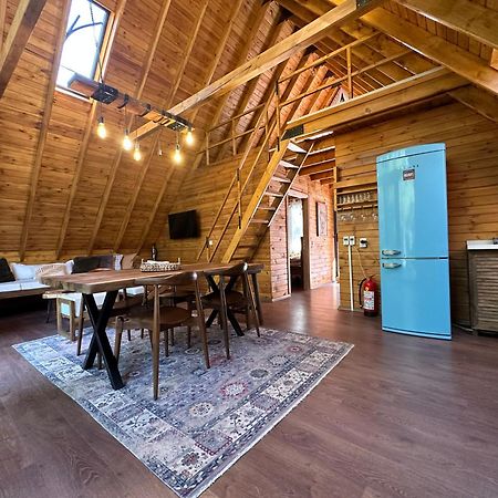 Panurlawoodenhouse Oezel Havuz& Sauna Mavi Экстерьер фото