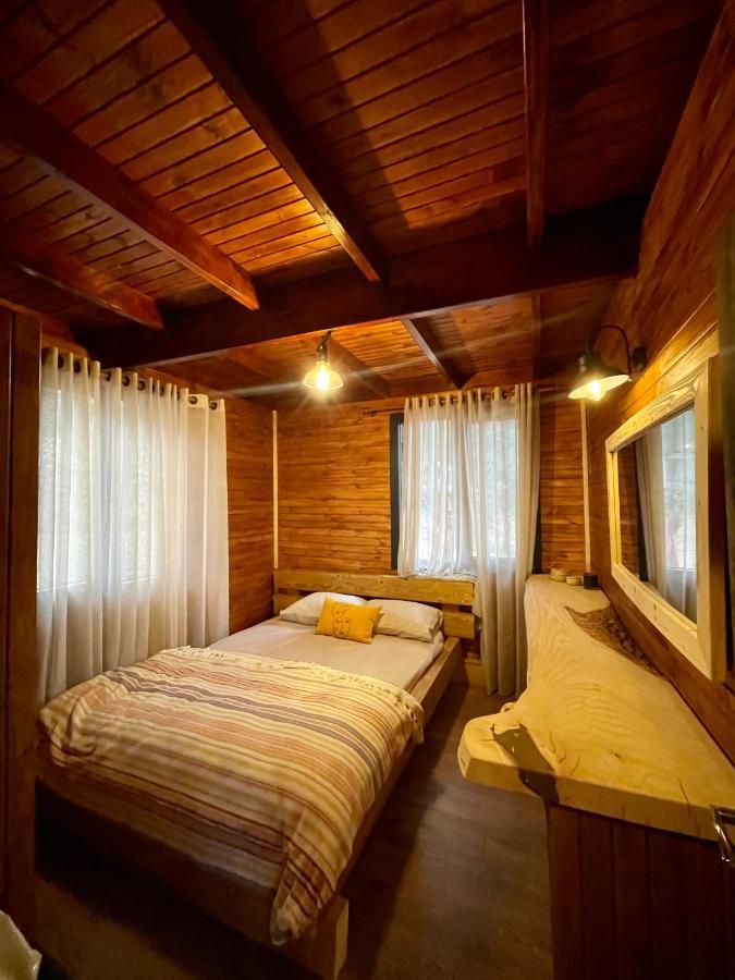 Panurlawoodenhouse Oezel Havuz& Sauna Mavi Экстерьер фото