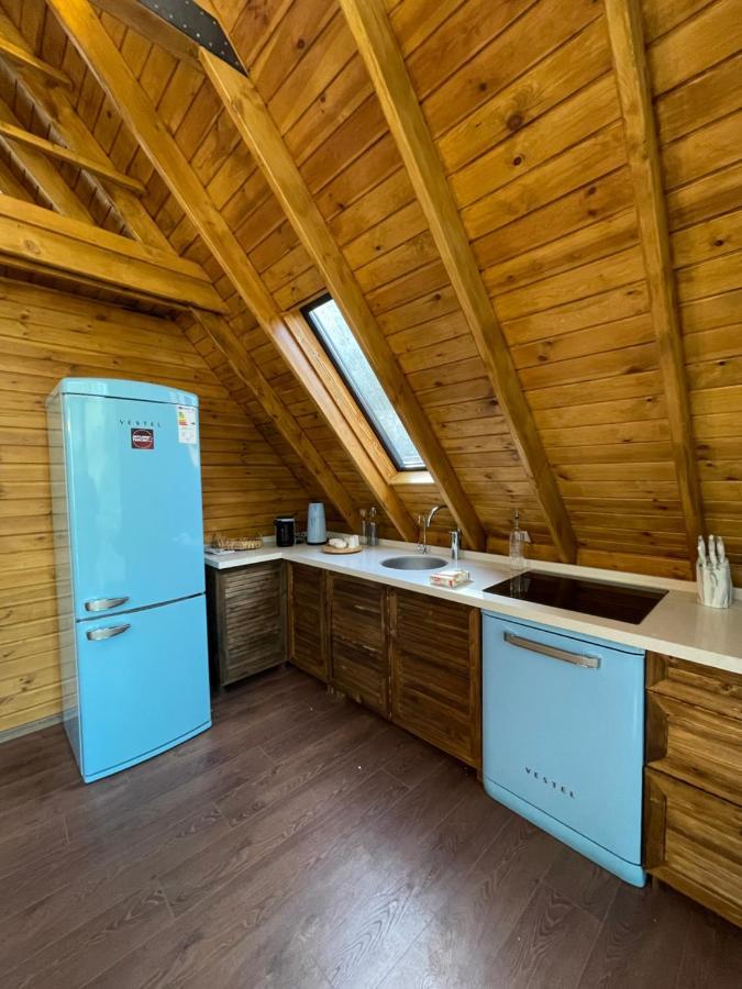 Panurlawoodenhouse Oezel Havuz& Sauna Mavi Экстерьер фото