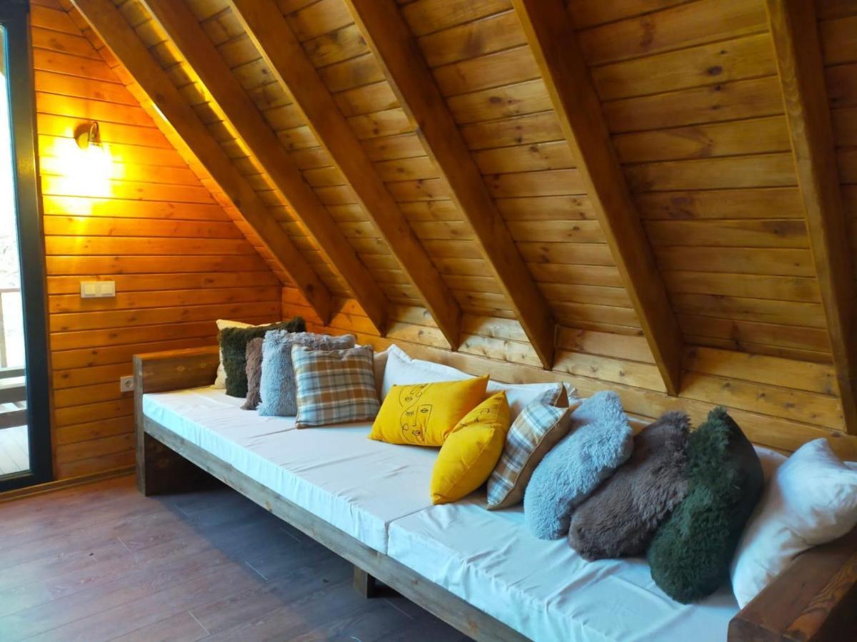 Panurlawoodenhouse Oezel Havuz& Sauna Mavi Экстерьер фото