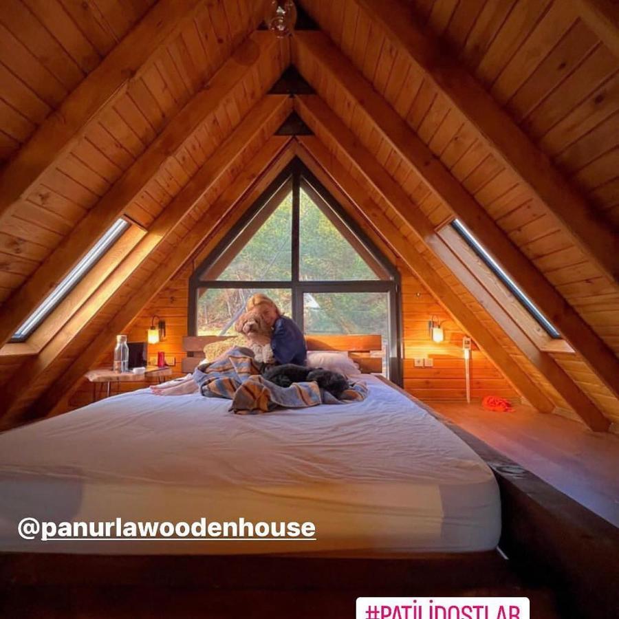Panurlawoodenhouse Oezel Havuz& Sauna Mavi Экстерьер фото