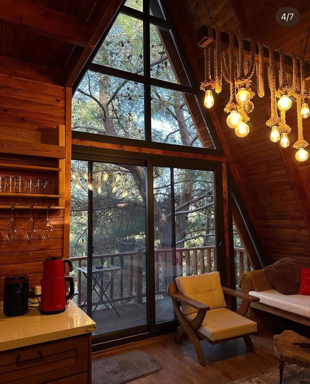 Panurlawoodenhouse Oezel Havuz& Sauna Mavi Экстерьер фото