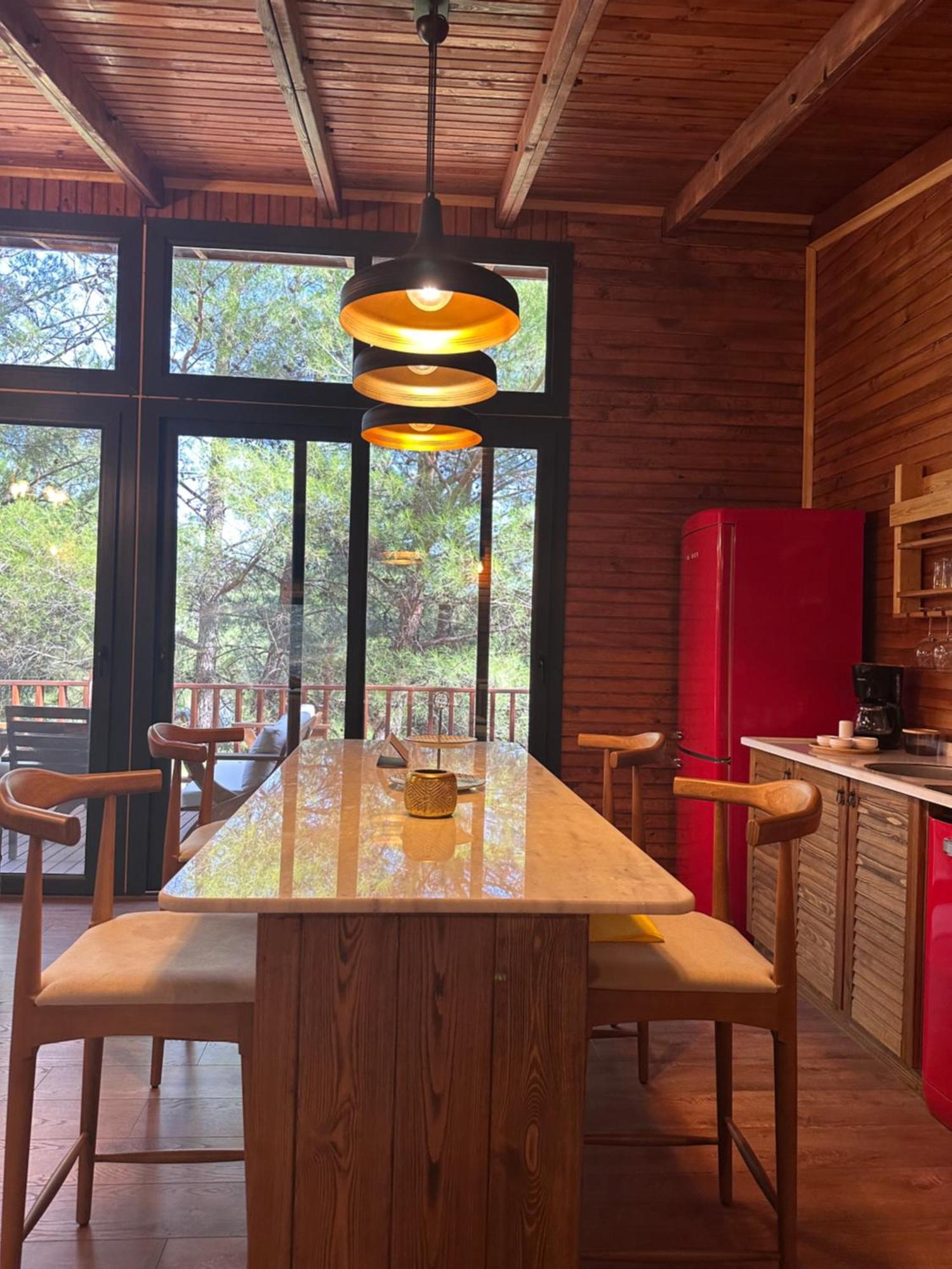 Panurlawoodenhouse Oezel Havuz& Sauna Mavi Экстерьер фото