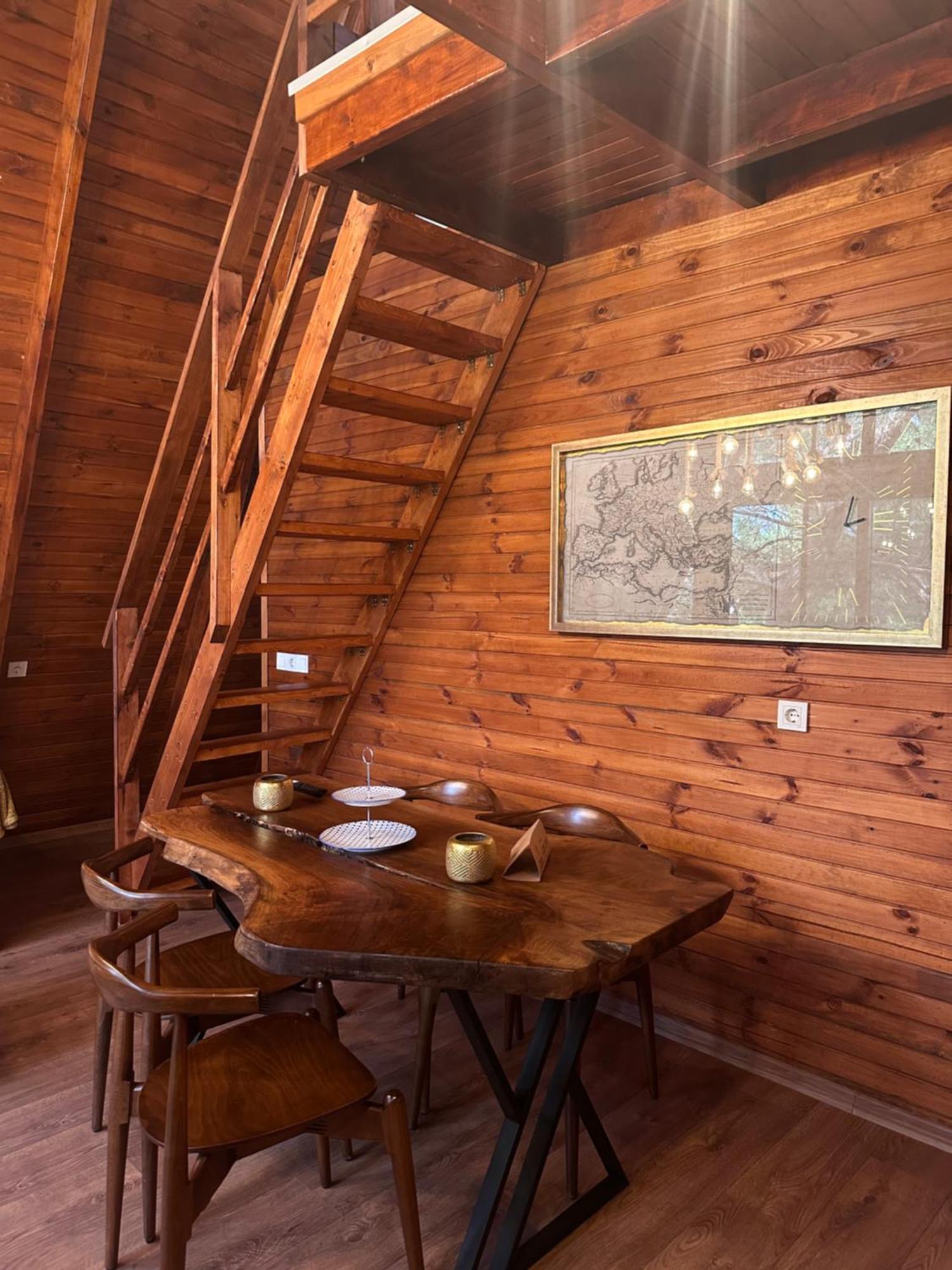 Panurlawoodenhouse Oezel Havuz& Sauna Mavi Экстерьер фото