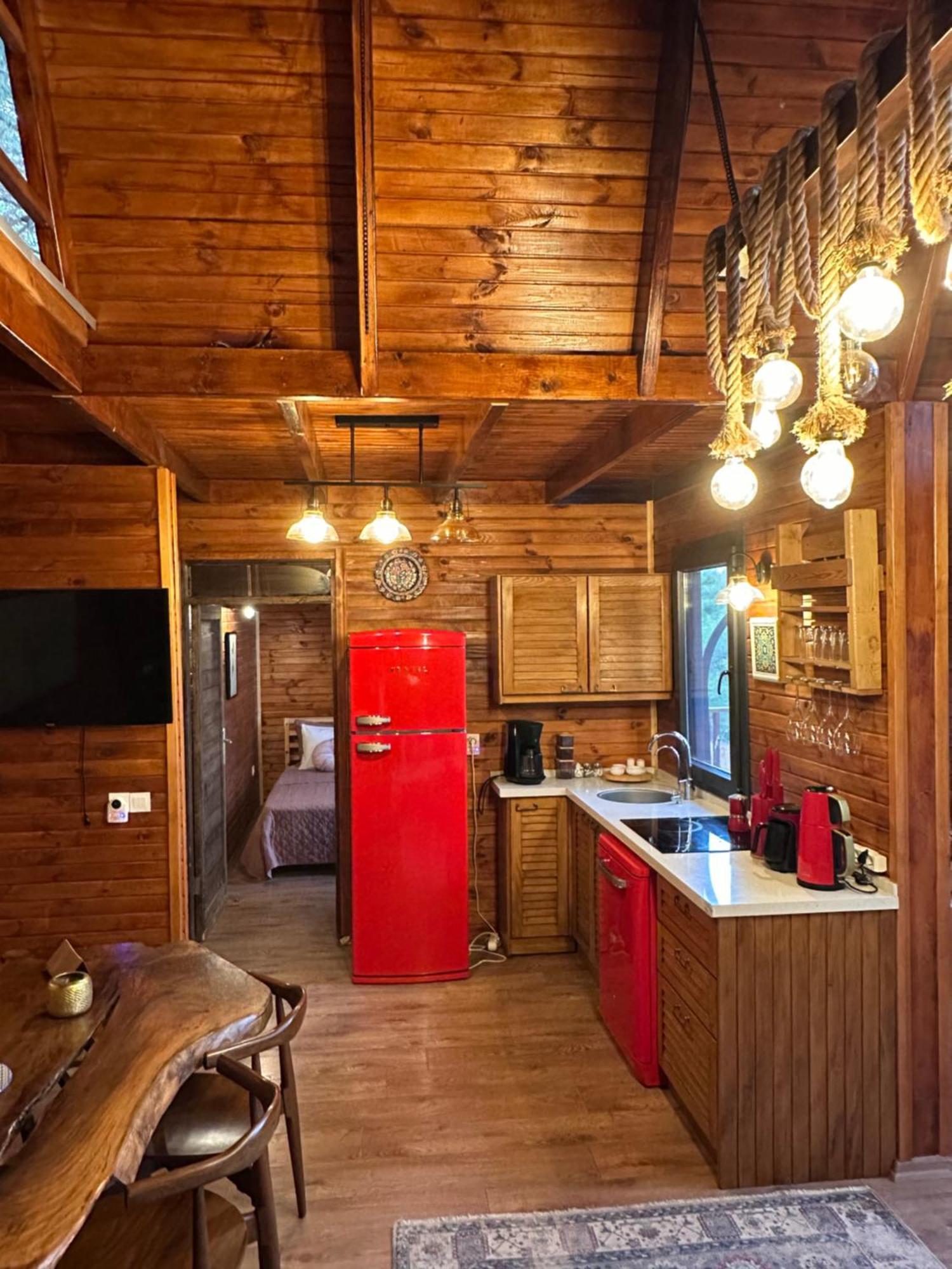 Panurlawoodenhouse Oezel Havuz& Sauna Mavi Экстерьер фото